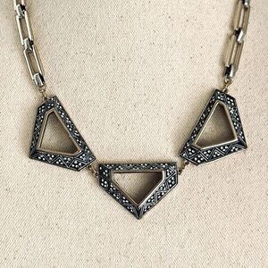 Lulu Frost Mod Mode Midi Necklace – Rare Collector Piece, Art Deco Style, New